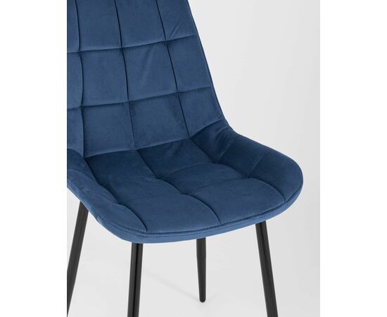Стул Флекс велюр синий, изображение 10 | Интернет магазин мебели и декора LifeDekor