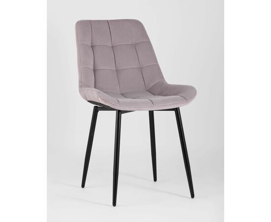 Стул Флекс велюр светло-сиреневый, изображение 2 | Интернет магазин мебели и декора LifeDekor