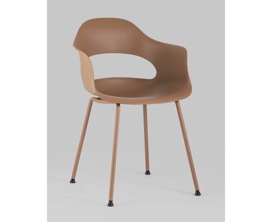 Стул Lady пластик коричневый, изображение 2 | Интернет магазин мебели и декора LifeDekor