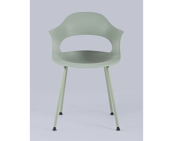 Стул Lady пластик серо-зеленый, изображение 5 | Интернет магазин мебели и декора LifeDekor