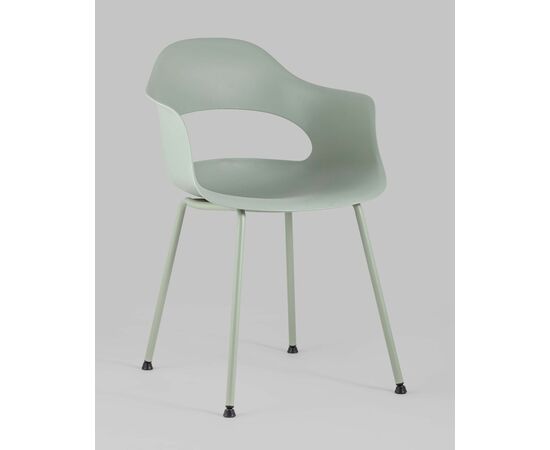 Стул Lady пластик серо-зеленый, изображение 2 | Интернет магазин мебели и декора LifeDekor
