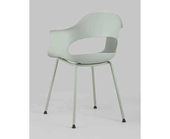 Стул Lady пластик серо-зеленый, изображение 8 | Интернет магазин мебели и декора LifeDekor