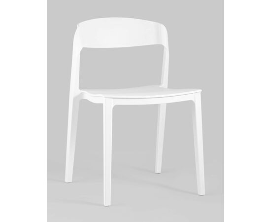 Стул Moris пластик белый, изображение 2 | Интернет магазин мебели и декора LifeDekor