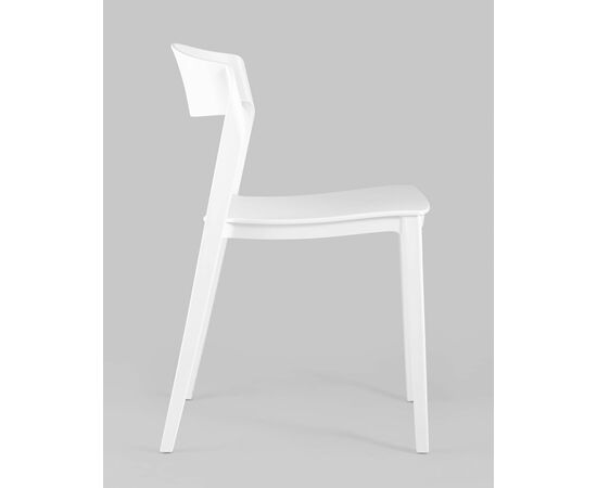 Стул Moris пластик белый, изображение 8 | Интернет магазин мебели и декора LifeDekor