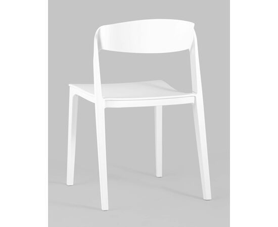 Стул Moris пластик белый, изображение 10 | Интернет магазин мебели и декора LifeDekor
