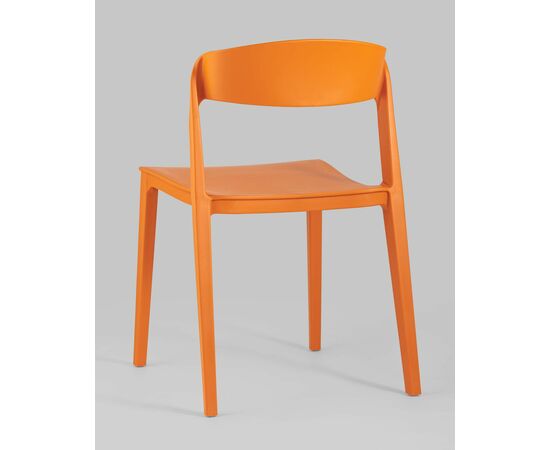 Стул Moris пластик оранжевый, изображение 15 | Интернет магазин мебели и декора LifeDekor