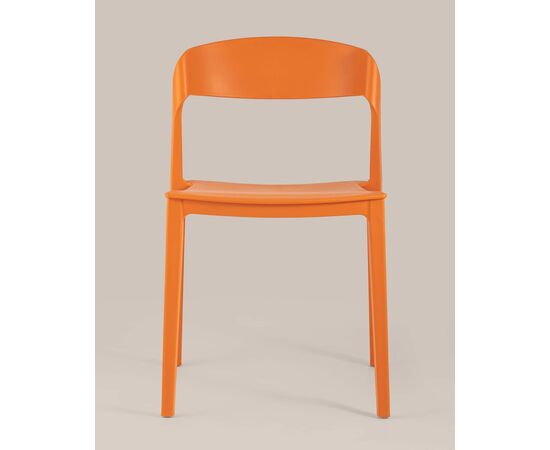 Стул Moris пластик оранжевый, изображение 12 | Интернет магазин мебели и декора LifeDekor