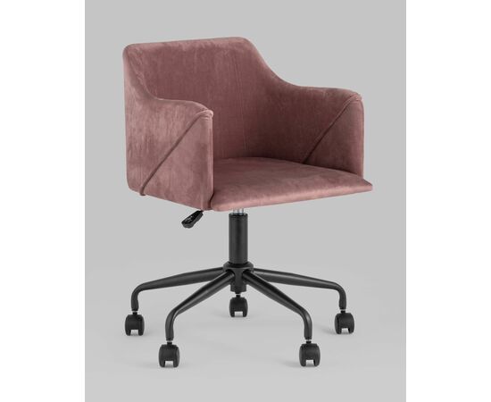 Стул офисный Jamal розовый, изображение 2 | Интернет магазин мебели и декора LifeDekor