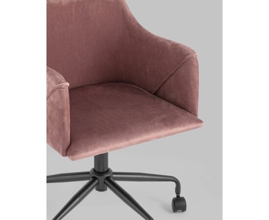 Стул офисный Jamal розовый, изображение 10 | Интернет магазин мебели и декора LifeDekor