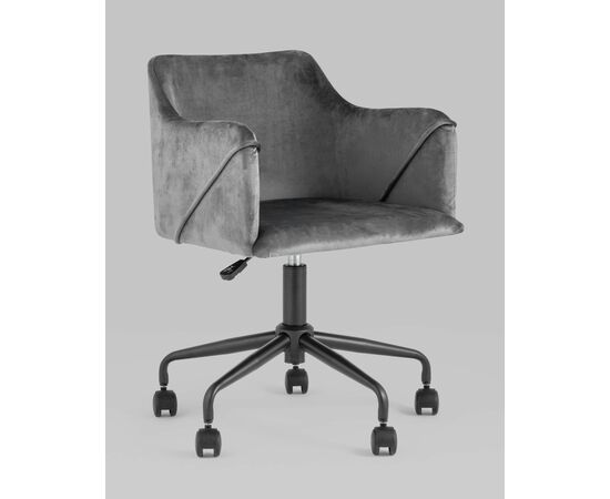 Стул офисный Jamal серый, изображение 2 | Интернет магазин мебели и декора LifeDekor