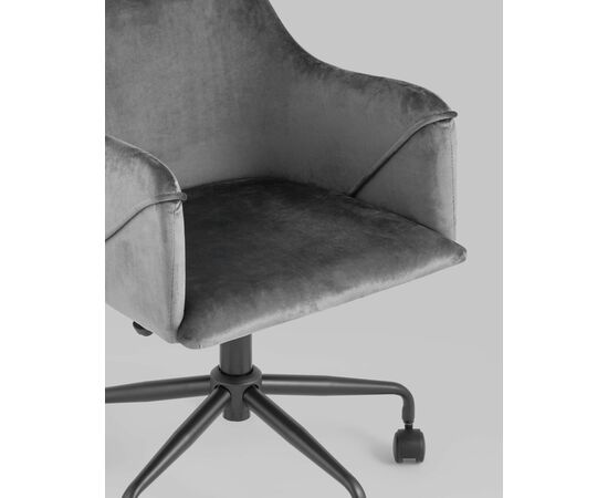 Стул офисный Jamal серый, изображение 10 | Интернет магазин мебели и декора LifeDekor