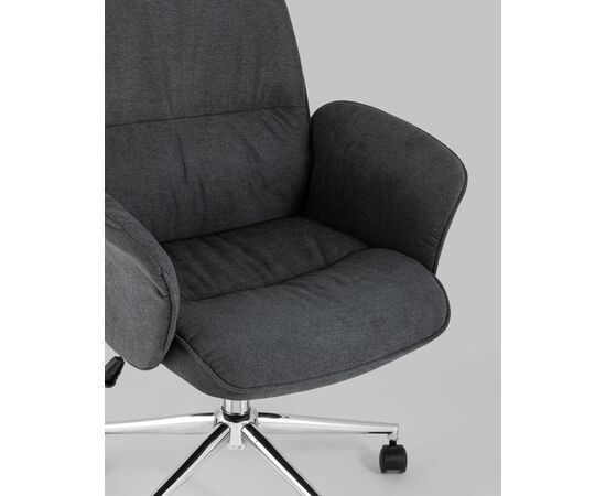 Стул офисный Simona серый, изображение 10 | Интернет магазин мебели и декора LifeDekor