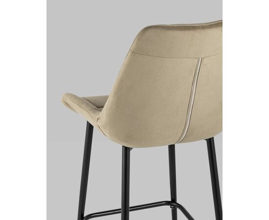 Стул полубарный Флекс велюр капучино, изображение 9 | Интернет магазин мебели и декора LifeDekor