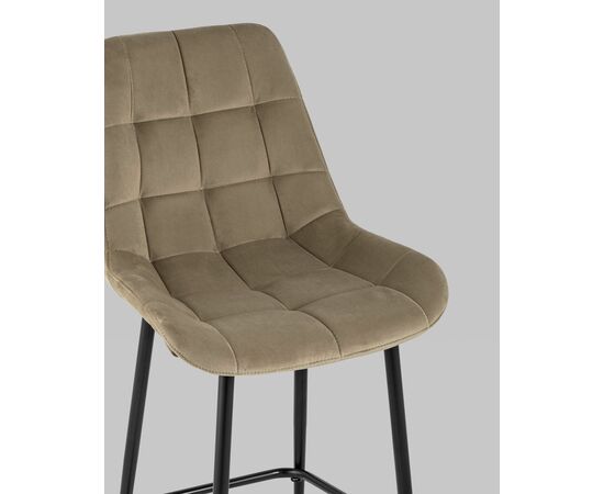 Стул полубарный Флекс велюр капучино, изображение 10 | Интернет магазин мебели и декора LifeDekor