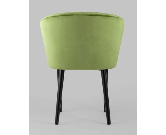 Стул с подлокотниками Нейтон велюр травяной, изображение 5 | Интернет магазин мебели и декора LifeDekor