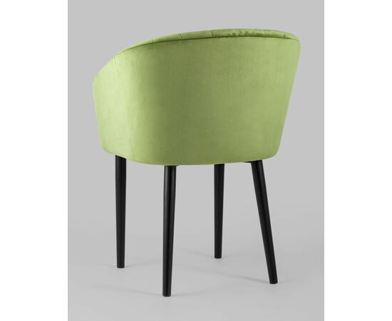 Стул с подлокотниками Нейтон велюр травяной, изображение 6 | Интернет магазин мебели и декора LifeDekor