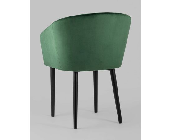 Стул с подлокотниками Нейтон велюр зеленый, изображение 6 | Интернет магазин мебели и декора LifeDekor