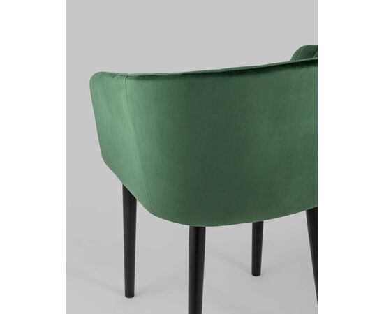 Стул с подлокотниками Нейтон велюр зеленый, изображение 7 | Интернет магазин мебели и декора LifeDekor