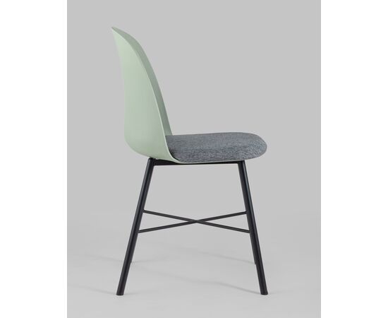 Стул Shell серо-зеленый, изображение 6 | Интернет магазин мебели и декора LifeDekor