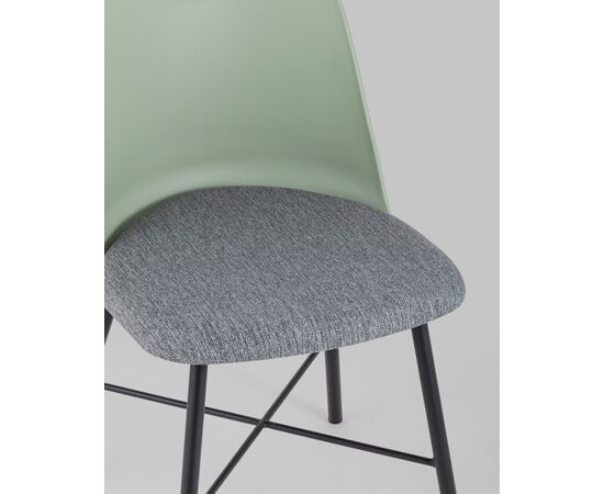 Стул Shell серо-зеленый, изображение 10 | Интернет магазин мебели и декора LifeDekor