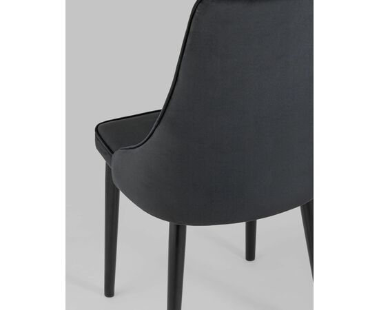 Стул Версаль велюр черный, изображение 9 | Интернет магазин мебели и декора LifeDekor