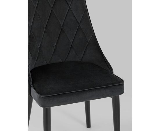 Стул Версаль велюр черный, изображение 10 | Интернет магазин мебели и декора LifeDekor