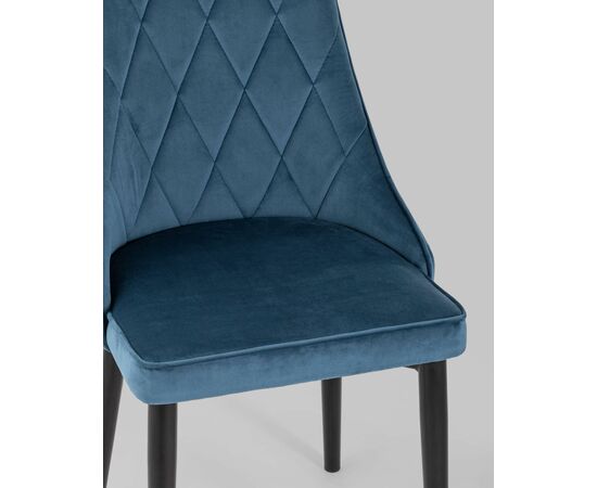 Стул Версаль велюр пыльно-синий, изображение 10 | Интернет магазин мебели и декора LifeDekor