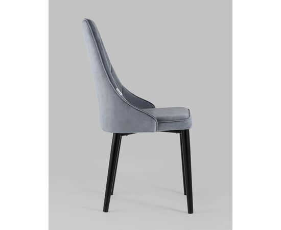 Стул Версаль велюр серый, изображение 6 | Интернет магазин мебели и декора LifeDekor