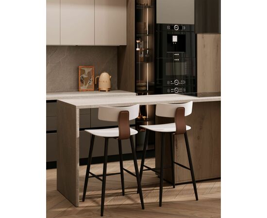 Стул полубарный ANT белый, изображение 9 | Интернет магазин мебели и декора LifeDekor