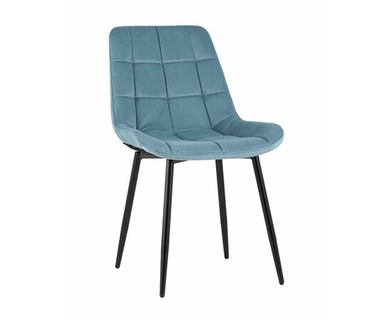 Стул Флекс велюр пыльно-голубой | Интернет магазин мебели и декора LifeDekor