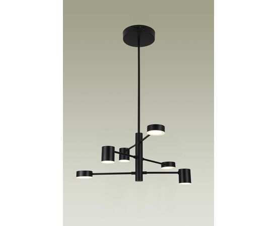 Люстра на штанге Moderli V2740-6CL Lewes 6*LED*5W, изображение 2 | Интернет магазин мебели и декора LifeDekor