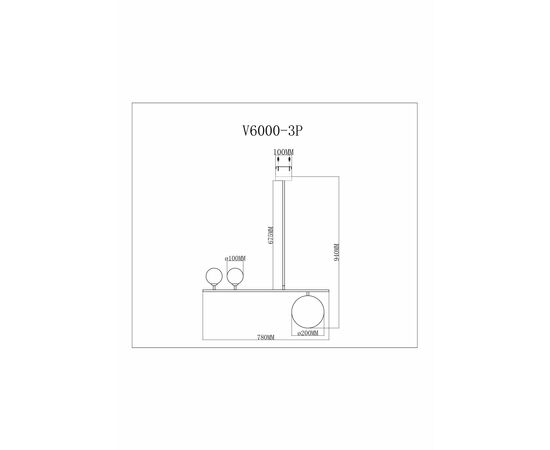 Подвесной светильник Moderli V6000-3P Sheman, изображение 9 | Интернет магазин мебели и декора LifeDekor