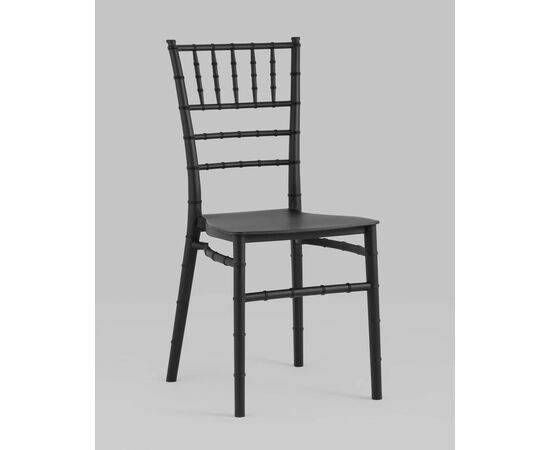 Стул Chiavari (Кьявари) пластик черный, изображение 2 | Интернет магазин мебели и декора LifeDekor