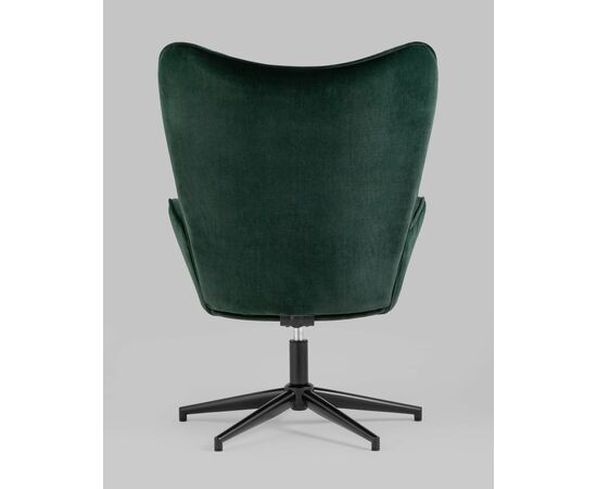 Кресло Филадельфия велюр изумрудный ножка черная, изображение 7 | Интернет магазин мебели и декора LifeDekor