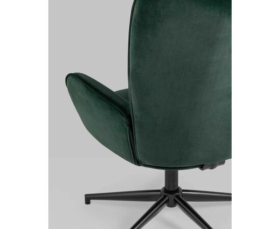 Кресло Филадельфия велюр изумрудный ножка черная, изображение 9 | Интернет магазин мебели и декора LifeDekor