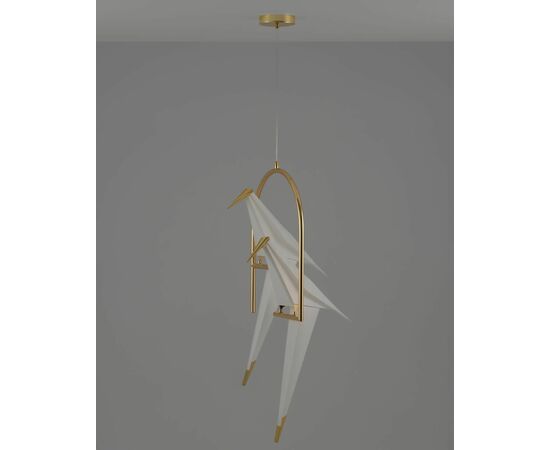 Подвесной светодиодный светильник Moderli V3071-2PL origami Birds 2*LED*6W, изображение 3 | Интернет магазин мебели и декора LifeDekor
