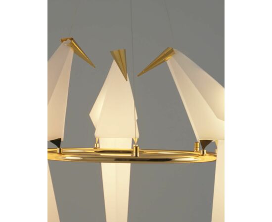 Подвесной светодиодный светильник Moderli V3071-3PL origami Birds 3*LED*6W, изображение 5 | Интернет магазин мебели и декора LifeDekor
