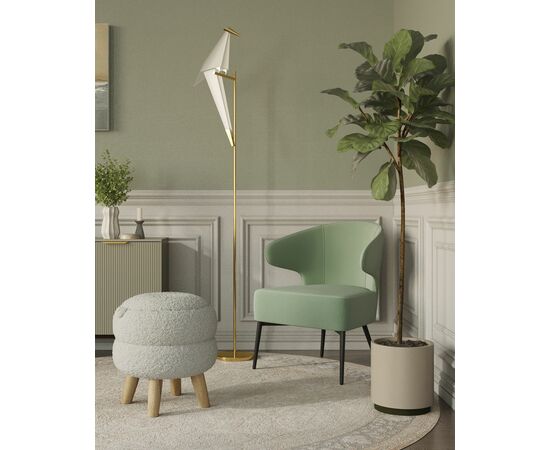 Светодиодный торшер Moderli V3074-1FL origami Birds 1*LED*6W, изображение 3 | Интернет магазин мебели и декора LifeDekor