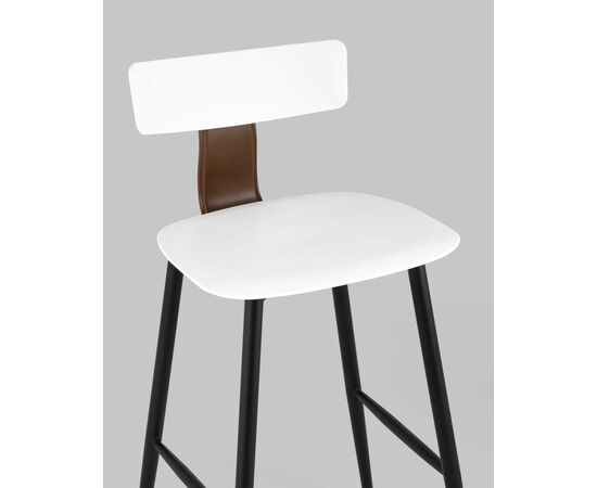 Стул полубарный ANT белый, изображение 15 | Интернет магазин мебели и декора LifeDekor