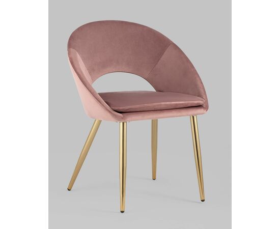 Стул Кензи пыльно-розовый, изображение 2 | Интернет магазин мебели и декора LifeDekor