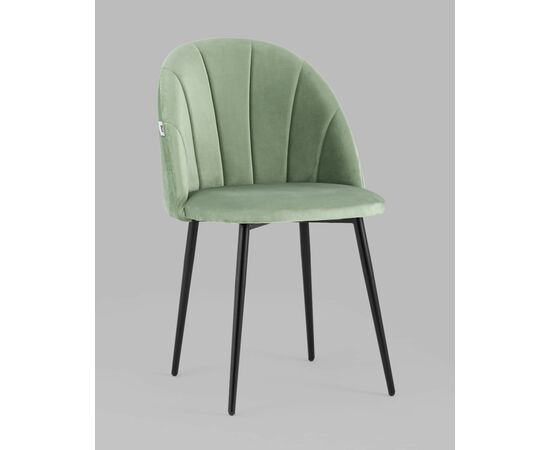 Стул Логан велюр фисташковый, изображение 2 | Интернет магазин мебели и декора LifeDekor