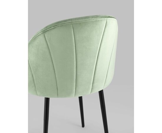 Стул Логан велюр фисташковый, изображение 9 | Интернет магазин мебели и декора LifeDekor