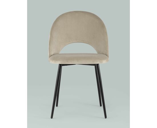 Стул Меган велюр бежевый, изображение 17 | Интернет магазин мебели и декора LifeDekor