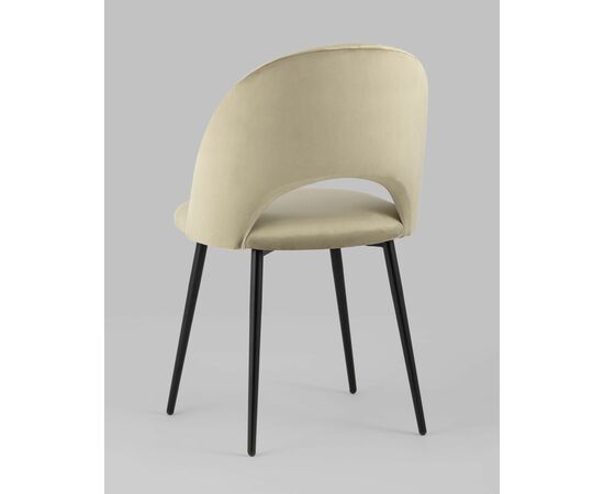 Стул Меган велюр капучино, изображение 8 | Интернет магазин мебели и декора LifeDekor