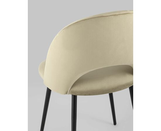 Стул Меган велюр капучино, изображение 9 | Интернет магазин мебели и декора LifeDekor