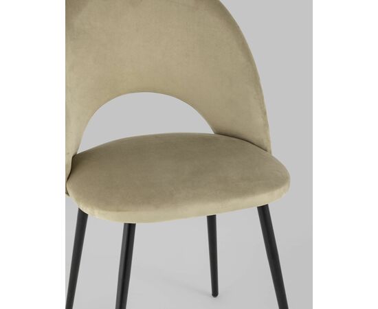 Стул Меган велюр капучино, изображение 10 | Интернет магазин мебели и декора LifeDekor