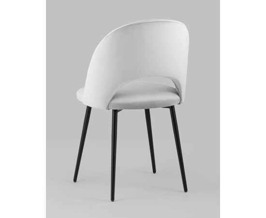 Стул Меган велюр светло-серый, изображение 8 | Интернет магазин мебели и декора LifeDekor