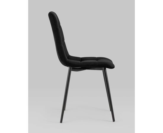 Стул Oliver велюр черный, изображение 6 | Интернет магазин мебели и декора LifeDekor