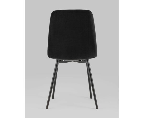 Стул Oliver велюр черный, изображение 7 | Интернет магазин мебели и декора LifeDekor