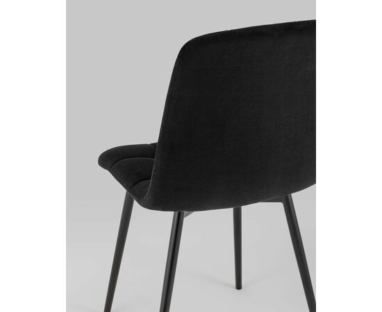 Стул Oliver велюр черный, изображение 9 | Интернет магазин мебели и декора LifeDekor
